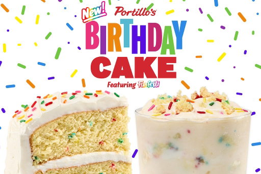 Birthday Cake just dropped and this is your sign to grab a slice (or a shake!)

Only through 4/6: http://order.portillos.com/ 