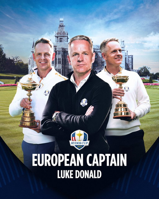 Captain of a Century 🫡

Luke Donald returns for a third consecutive Team Europe captaincy. 