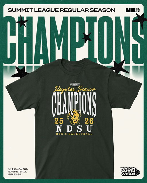 THE SUMMIT LEAGUE RUNS THROUGH FARGO! 🏆🤘
NDSU is your regular season champ! Celebrate the title with our official Championship Collection. Support the players and secure your title merch now: https://t.co/78VCEojYXy 