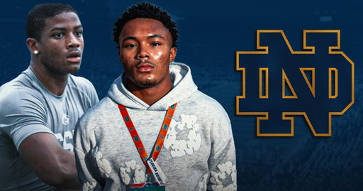Notre Dame should have the first two RBs taken in next month's NFL Draft in Jeremiyah Love and Jadarian Price.

High school running backs are taking notice.

https://t.co/er9EaiD7wZ 