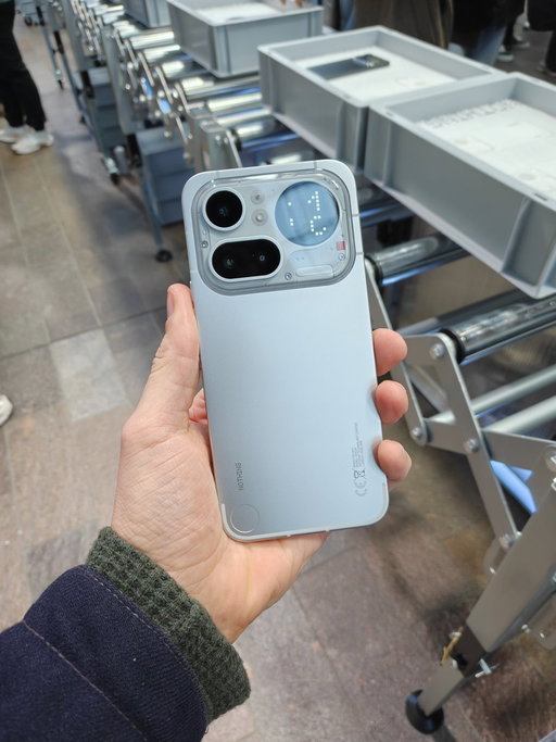 The Nothing 4a Pro. If nothing else, it's by far the most premium feeling @nothing device so far. 
