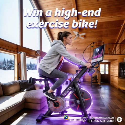 🚲 A lot of OJOers told us they wanted to level up their fitness game in 2026, so we're putting our money where their mouth is. Yep, 𝐢𝐭'𝐬 𝐟𝐚𝐧𝐜𝐲 𝐞𝐱𝐞𝐫𝐜𝐢𝐬𝐞 𝐛𝐢𝐤𝐞 𝐠𝐢𝐯𝐞𝐚𝐰𝐚𝐲 𝐭𝐢𝐦𝐞!⁣
⁣⁣
Jog on over to the link below to enter and two lucky winners will ride away with a brand-new 𝐘𝐞𝐬𝐨𝐮𝐥 𝐆𝟏𝐌 𝐌𝐚𝐱.⁣⁣

____________⁣ ⁣ ⁣⁣⁣
Two Canada based winners will be announced on 6th April to each win a Yesoul G1M Max Smart Exercise Bike with 21.5" Smart Screen. Full T&Cs via link. ⁣Prizes are not exchangeable. ⁣⁣⁣
PlayOJO is not affiliated with, sponsored by, or endorsed by Yesoul.⁣⁣