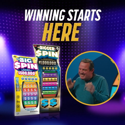 Edward won $500,000 on THE BIG SPIN! 🎉💰 Grab your ticket today for your chance to win! 