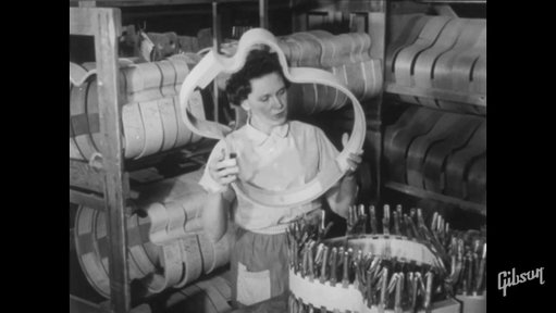 We are excited to share this newly rediscovered footage from 1956, the only video known to exist of Gibson instruments being made during the 1950s Golden Era of electric guitars. It’s a powerful reminder of the craftsmanship and passion that continue in Nashville today using the same techniques and even some of the same machines.

#FromTheArchives