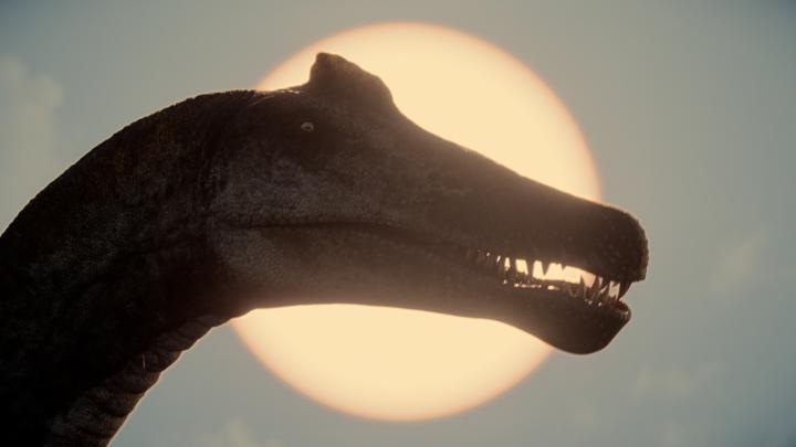 The Dinosaurs but it's just Morgan Freeman saying the names of the dinosaurs. 