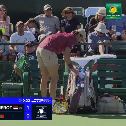 Stadium 5 is packing 

The Indian Wells debut of a rising star ⭐️

Valentin Vacherot | #TennisParadise 