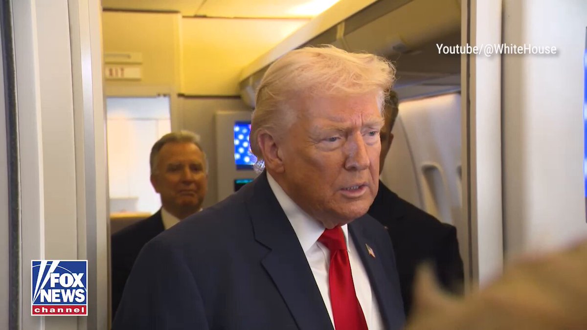 REPORTER: "Can you give us an idea of what unconditional surrender looks like to you? What do you want from Iran?"

PRESIDENT TRUMP: "It's where they cry uncle or when they can't fight any longer — there's nobody around to cry uncle. That could happen, too, because, you know we've wiped their leadership numerous times already."

"So it's if they surrender or, if there is nobody around to surrender, but they're rendered useless in terms of military."