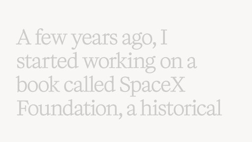SpaceX is one of the most dominant companies on the planet and their performance gap just keeps getting bigger. In 2025, SpaceX launched more mass to orbit than every other provider on Earth combined. MUCH MORE: every payload from China, Russia, Europe, and all American launchers wasn’t even a fifth of what SpaceX put into orbit. They’re the only company producing rockets at an industrial scale. The practices that made SpaceX dominant aren’t unique to rockets. They’re a blueprint for building anything hard. This episode — and the essay it is based on — explores How SpaceX Works: