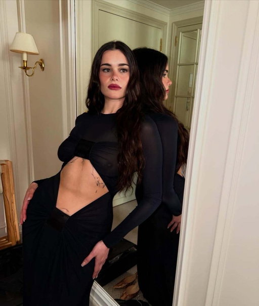 Barbie Ferreira stepped out for the Jean Paul Gaultier show in Paris ✨ 