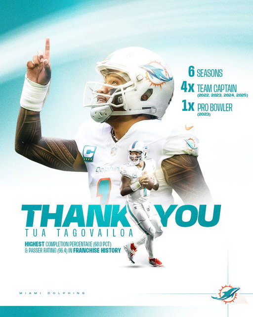 Thank you for everything, Tua. 