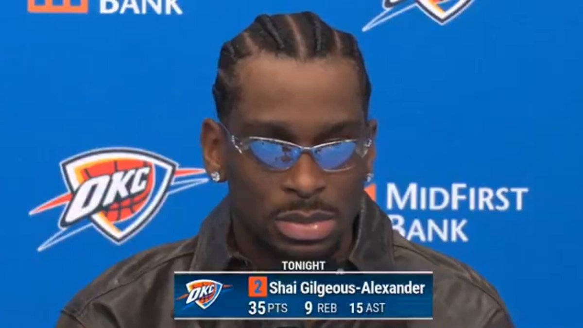 SGA on if he knew he was going to take a stepback three for the win 

"I have answers to the test, but I've gotta see the questions first." 