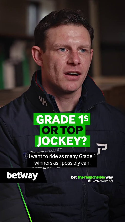 Luckily for Paul Townend, he's won a lot of races *and* has plenty of Grade 1 winners.🤷

The champion jockey told us which he would prefer...

18+ | Be Gamble Aware 