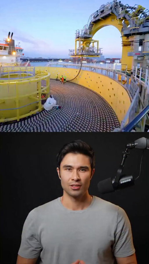 Fun fact: The first transatlantic internet cable is being pulled off the ocean floor right now.

Almost no one knows it's happening.

TAT-8 went live in 1988. First fiber-optic cable to connect Europe and the US.

Isaac Asimov called it a "maiden voyage across the sea on a beam of light."

The engineers behind it genuinely believed it might be the last transatlantic cable the world would ever need. The tech was so far ahead of copper they thought global bandwidth was solved.

But it filled to capacity within 18 months.

That forced the industry to immediately start laying more cables, a race between demand and infrastructure that still hasn't stopped.

After developing a fault too expensive to fix, the cable was retired in 2002. It's been sitting on the seabed ever since.

Now a small crew aboard this ship is dragging it back up.

Meanwhile, Meta announced Project Waterworth last year, a 50,000 kilometer cable stretching across 5 continents, partly to feed the data demands of AI.

...The entire global internet runs on cables like this, built and maintained by a few thousand people working in places most of us will never see.