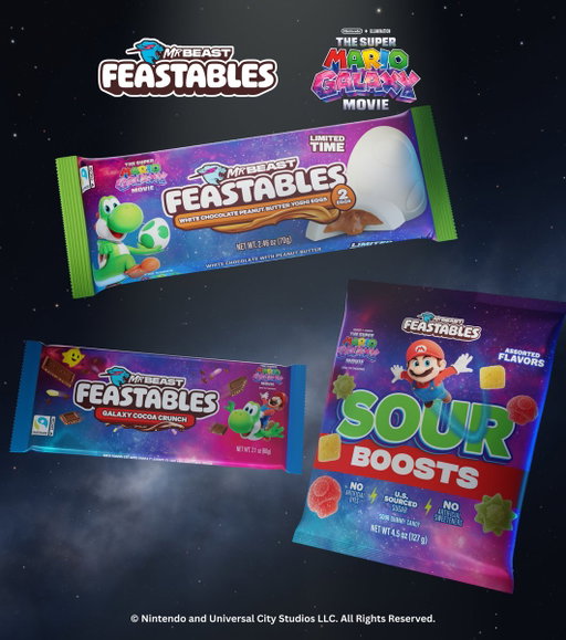 cosmic treats crafted in celebration of The Super Mario Galaxy Movie are now available for a limited time at Kroger, 7Eleven, Five Below, and Walmart! 🚀💫 