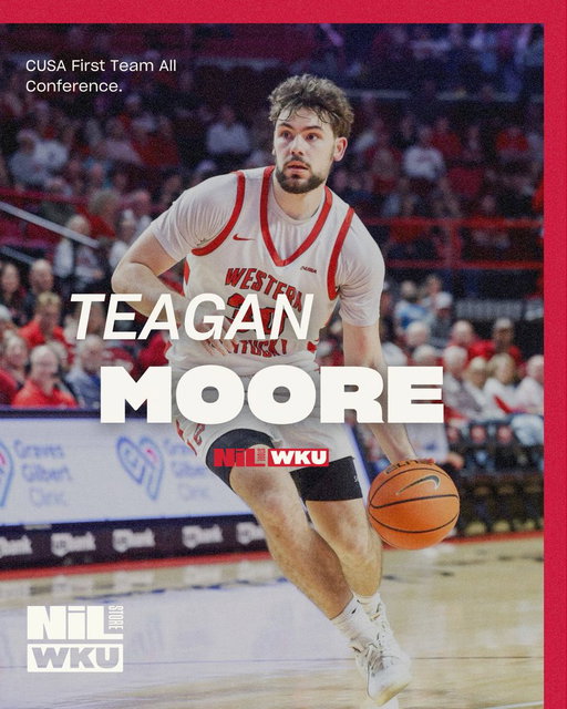 Top-tier talent, Top-tier gear! Teagan Moore was named CUSA First Team! Shop his collection and re-up on your WKU style! 
Shop now ➡️ https://t.co/QMmpFXLZDW
#wku #wkubasketball #topsontop 
