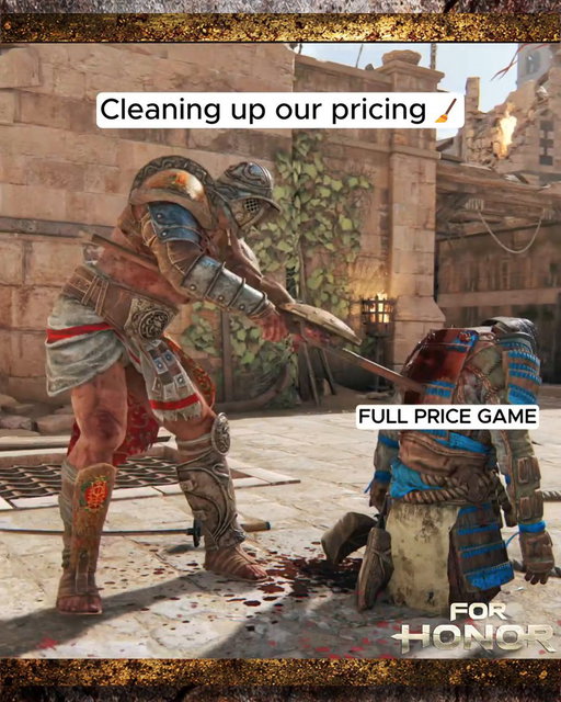 No mercy. No full price. For 1 Week Only For Honor is up to 95% OFF.  Get on the battlefield today!! 