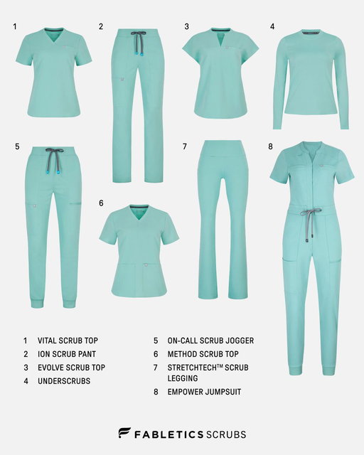 ICYMI: Sea Glass is here.

Lightweight, performance scrubs in a shade you’ll want on repeat. Available now. 