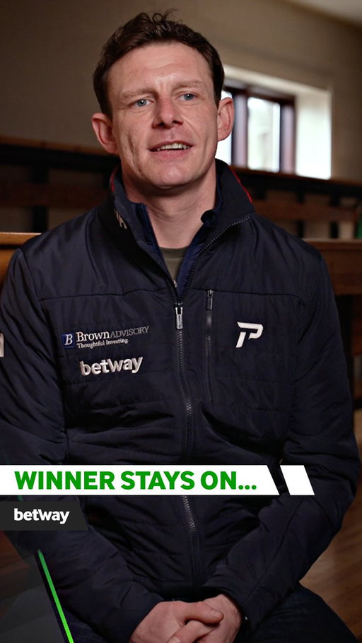 There was only ever going to be one winner here. 😎

Paul Townend plays 'Winner Stays On...' with all-time jockeys.

18+ | Be Gamble Aware 
