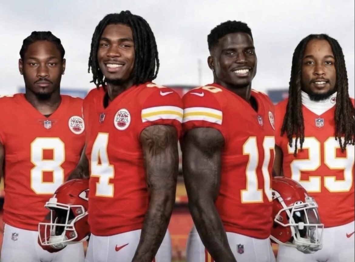 Who could stop this offense?

• WR1 Rashee Rice
• WR2 Stefon Diggs
• WR3 Tyreek Hill
• RB Kareem Hunt 