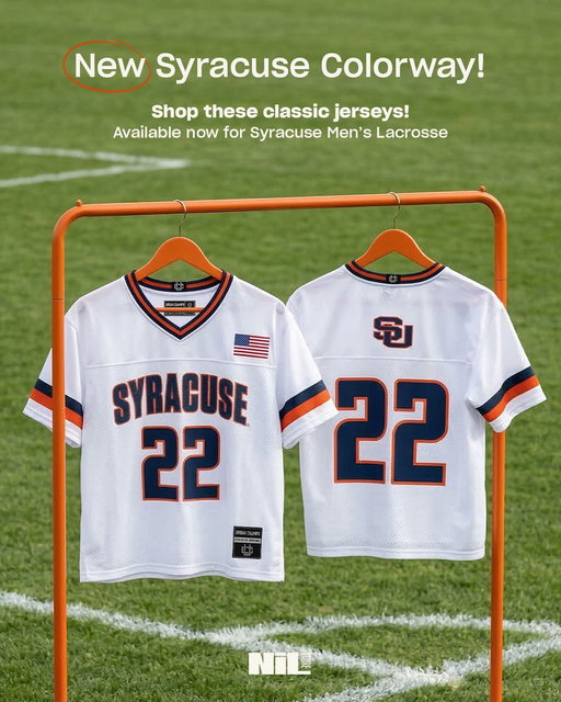 We’re bringing it back Orange Nation…shop our brand new Classic Syracuse Men’s Lacrosse Throwback Jerseys! ⏪🍊

Secure the mesh jersey with the vintage SU logo for your favorite player today!

SHOP: https://t.co/LcyZeqhmNC 