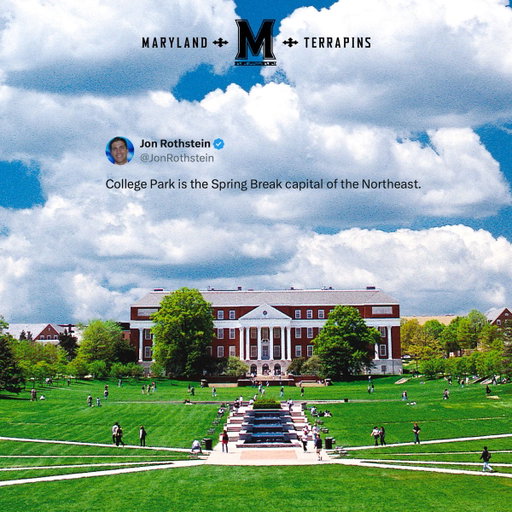 Happy Spring Break, Terps! ☀️🐢 