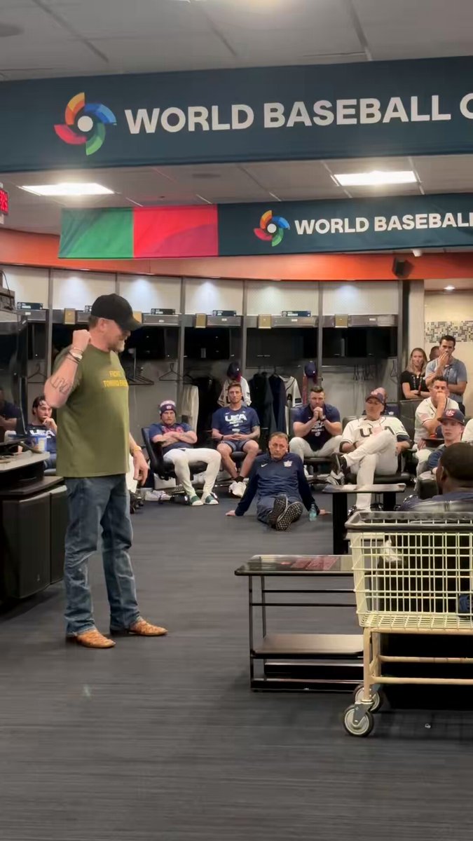 Robert J. O’Neill spoke in Team USA’s clubhouse ahead of their game vs. Canada

O’Neill was one of the members of SEAL Team Six that carried out the mission to kill Osama bin Laden 