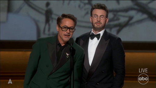 Ryan Coogler accepting the Oscar for Best Original Screenplay for SINNERS. 