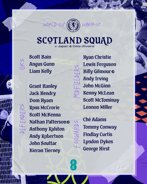🏴󠁧󠁢󠁳󠁣󠁴󠁿 Steve Clarke has named his first squad of the year, as we begin our warm-up for this summer's @FIFAWorldCup. 

➡️ Read more: https://t.co/MAW743p425
🎟️Tickets available here: https://t.co/B8TCKhLZSK 