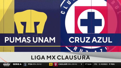 Cruz Azul remain top of the Liga MX table after their 2-2 draw against Pumas UNAM ⬆️

Presented by @StateFarm 