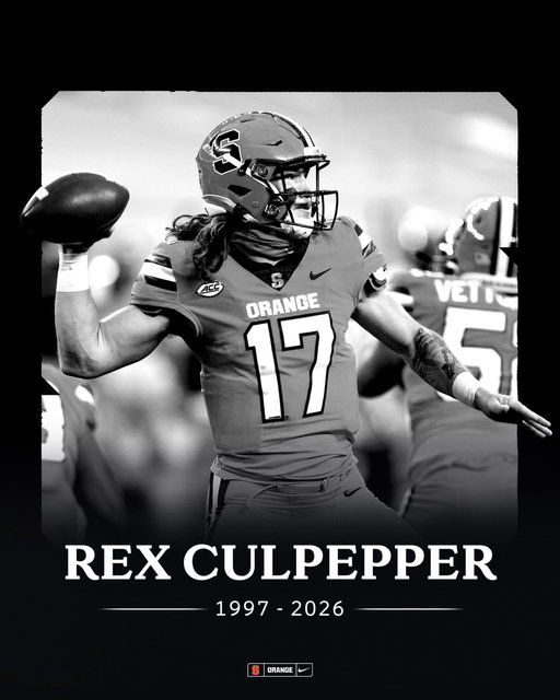 Our Orange family mourns the loss of Rex Culpepper, who passed away this weekend at the age of 28. Rex lived his life with endless passion, having overcome cancer at the age of 20 while playing for the Orange. Appearing in 30 games, Rex played football as fierce as he lived life.   Our hearts are with the Culpepper family & all those who loved him.