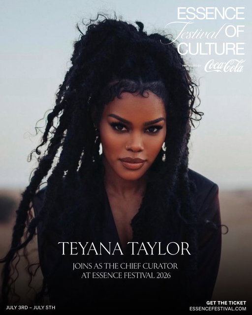 We said ladies first, and we meant it. Not just on the stage, but behind the scenes too.

We are excited to announce Teyana Taylor is stepping in as Chief Curator for the 2026 ESSENCE Festival, and you already know the vibes are about to be next level.

Along with her creative team, The Aunties are curating the moments, the surprises, and everything in between as the creative director for one of the most celebrated festivals in the world.

Don’t hear about it, be a part of it. Get your tickets here: https://www.essence.com/essencefestival2026/