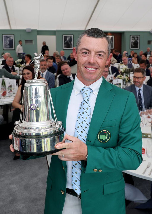 Rory McIlroy explains why he made each selection for his 2026 Masters Champions Dinner menu:

𝗣𝗲𝗮𝗰𝗵 & 𝗥𝗶𝗰𝗼𝘁𝘁𝗮 𝗙𝗹𝗮𝘁𝗯𝗿𝗲𝗮𝗱
“I wanted to try to bring a little bit of the local ingredients in. So I'm doing a Georgia peach and ricotta flatbread with hot honey. So hopefully that will go down well with the drinks.”

𝗥𝗼𝗰𝗸 𝗦𝗵𝗿𝗶𝗺𝗽 𝗧𝗲𝗺𝗽𝘂𝗿𝗮
“I think everyone likes rock shrimp tempura, so sort of a crowd pleaser with that one.”

𝗕𝗮𝗰𝗼𝗻-𝗪𝗿𝗮𝗽𝗽𝗲𝗱 𝗗𝗮𝘁𝗲𝘀
“My mum does these really, really nice dates stuffed with goat cheese, wrapped in bacon … Thanks to Rosie for that one.”

𝗚𝗿𝗶𝗹𝗹𝗲𝗱 𝗘𝗹𝗸 𝗦𝗹𝗶𝗱𝗲𝗿𝘀
“In the buildup to the Masters last year, I was eating a lot of elk ... I didn't want elk to be the main course because I didn't know if everyone would like that … So I'm doing grilled elk sliders which I think is fun.”

𝗬𝗲𝗹𝗹𝗼𝘄𝗳𝗶𝗻 𝗧𝘂𝗻𝗮 𝗖𝗮𝗿𝗽𝗮𝗰𝗰𝗶𝗼
“My wife, Erica and I, our favorite restaurant, or one of our favorite right now is in New York. It's called Le Bernardin. Eric Ripert is the chef there, and this is a dish from that restaurant. It's a yellowfin tuna carpaccio. It's a really thin slice of French baguette with a really thin slight of foie gras on top of that … So that's a fun one that the club worked with me on as well. They went up to the restaurant and worked with the chefs, and made sure; that they obviously wanted to get it right for the night, so that's really cool.”

𝗪𝗮𝗴𝘆𝘂 𝗙𝗶𝗹𝗲𝘁 𝗠𝗶𝗴𝗻𝗼𝗻 𝗼𝗿 𝗦𝗲𝗮𝗿𝗲𝗱 𝗦𝗮𝗹𝗺𝗼𝗻
“It's an amazing honor to be able to host it, but at the same time, I want everyone to enjoy it. I went for two different options for the main course, a wagyu filet mignon for people that want red meat, or a fillet of seared salmon; so depending on what you want.”

𝗦𝗶𝗱𝗲𝘀
“When I was a kid, I used to eat (Irish) champ by the bowlful … Some sauteed brussels sprouts. Glazed carrots with brown butter. And then trying to bring a little bit of that local flavor back in, some crispy Vidalia onion rings. Vidalia is not too far away from Augusta, about a two, two-and-a-half-hour drive.”

𝗦𝘁𝗶𝗰𝗸𝘆 𝗧𝗼𝗳𝗳𝗲𝗲 𝗣𝘂𝗱𝗱𝗶𝗻𝗴
“I think very much a crowd-pleaser, sticky toffee pudding with vanilla ice cream on warm toffee sauce.”

𝗪𝗶𝗻𝗲𝘀
"My favorite part of the menu is you obviously get access to the wonderful wine cellar at Augusta National. We're starting off with a 2015 Salon Brut champagne. 

And then followed by a 2022. Domaine Leflaive Batard Montrachet. It's the first-ever white wine that I actually liked ... 

And then for the red wine we're receiving a 1990 Chateau Lafite Rothschild from Pauillac in Bordeaux. That is the wine that I drank the night that I won the Masters, so obviously brings back some great memories. Shane Lowry had a little bit to do with getting that wine, so I want to shout him out for that, too ... 

To finish off, we're going with a 1989 Chateau D'Yquem dessert wine from Sauternes in Bordeaux, as well. Obviously '89, my birth year, and I think every great meal deserved to be finished off with Chateau D'Yquem. It is like liquid gold. 

I wanted to be really intentional with the wines. It's something that I'm really into and passionate about and started to collect wine, probably over the past decade."