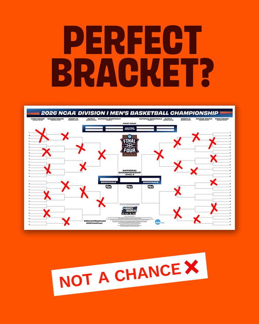 POV: Best bracket season ever. 👀🍫 When your bracket does go bust it could score you free REESE'S or tickets to the Men's or Women's Final Four® and National Championship.

To enter:
📸 Post your busted bracket
🏀 Tag @reeses + use #ForAReesesSweeps

Daily drawings 3/19–3/27. Ticket winners announced 3/27. Link and rules in bio.