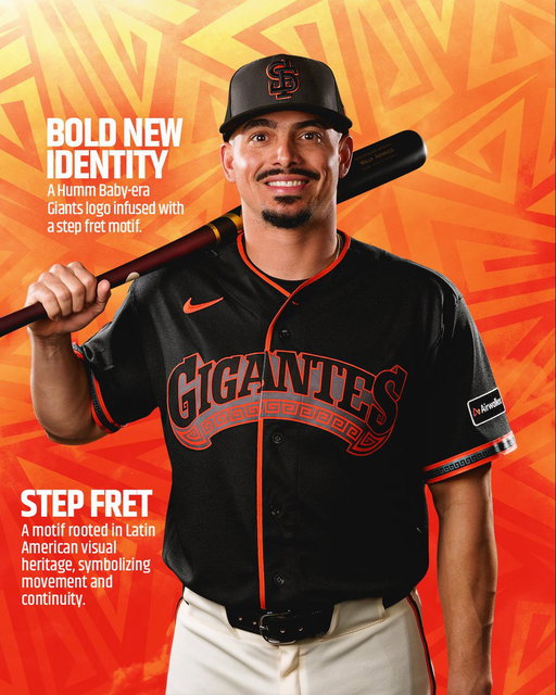 Un jersey que celebra la cultura latina en la Bahía 🧡 A jersey that celebrates Latin culture in the Bay Area 