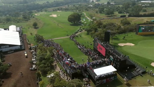 📣 @JonRahmOfficial gets LIV Golf South Africa under way!

#LIVGolfSouthAfrica @LegionXIIIgc 