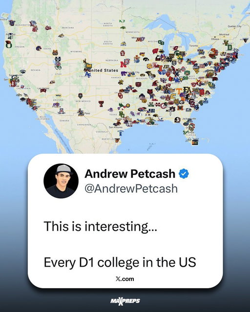 The West Coast really does look a bit thin on schools out there. 😳👀

(via @AndrewPetcash) 