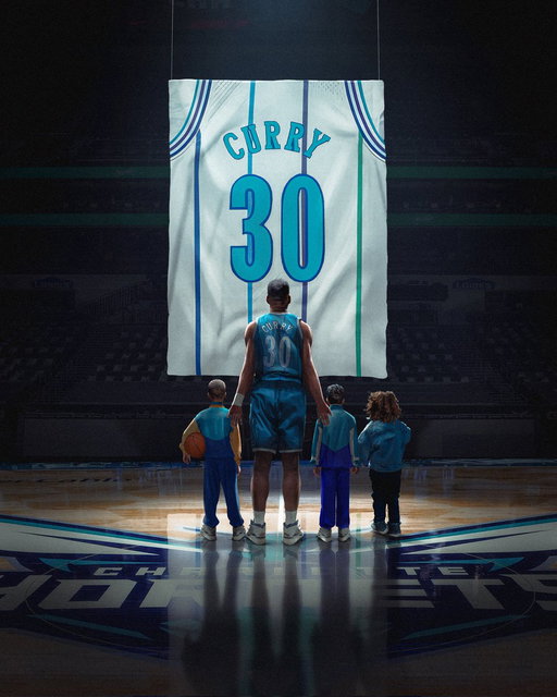 A special night for the Curry family 🙌🏼

The originator is in the rafters forever. Congratulations, Dad. 