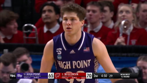 This shot will go down as an all timer in NCAA Tournament history. 

A non-starter who averages 6ppg tool this shot in this situation. It wasn’t like time was running out and he had to. 

He just had balls the size of North Carolina. 

 