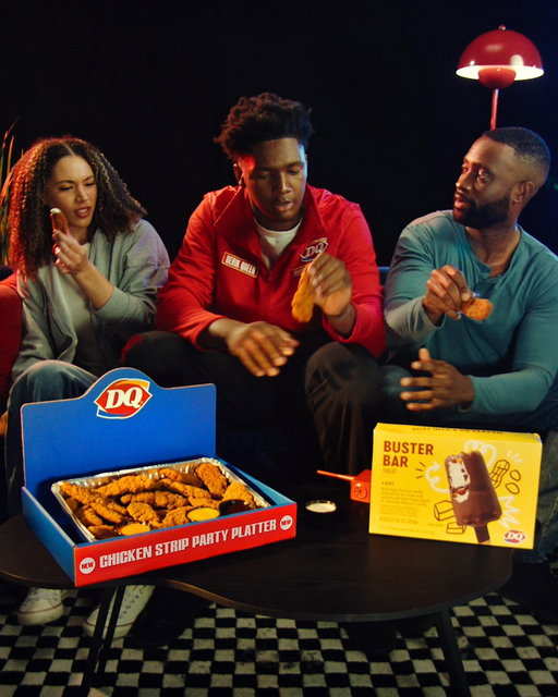 #ad DQ 🤝 DQ​

Don't get upset over an upset.  Order a DQ Chicken Strip Party Platter in the DQ App and get a FREE box of BUSTER BAR Treats. 