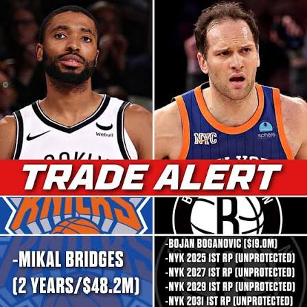 Congratulations Knicks fans.

You beat a bunch of rookies and G-League guys by 1 point

Enjoy that early playoff exit and thanks for the haul for MIDkal Bridges lmao

#NetsWorld 