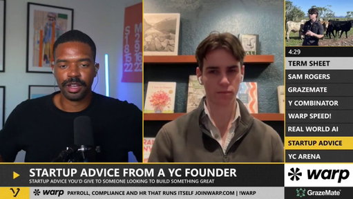This 19yo YC founder says the next 5 years belong to physical world startups 🚜

"LLMs changed knowledge work. Now apply that leverage to physical systems. Blue collar workers deserve the same leverage.

AI lived on computers. Now put it in paddocks, work sites, real hardware.

Nothing came out of LLMs for farmers. Their work isn't on screens."

Physical world > digital world next.

SamRogers (GrazeMate - YC W26)

host @brycent