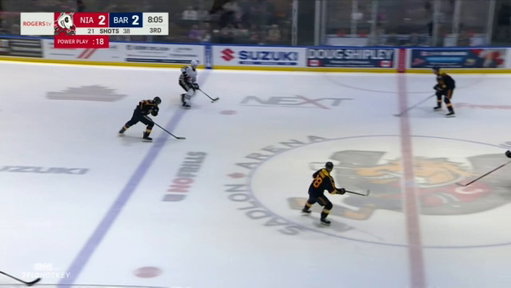 Kash doing Kash things 💥 
Aitcheson with a massive third-period hit. 
#OHL | #Isles 