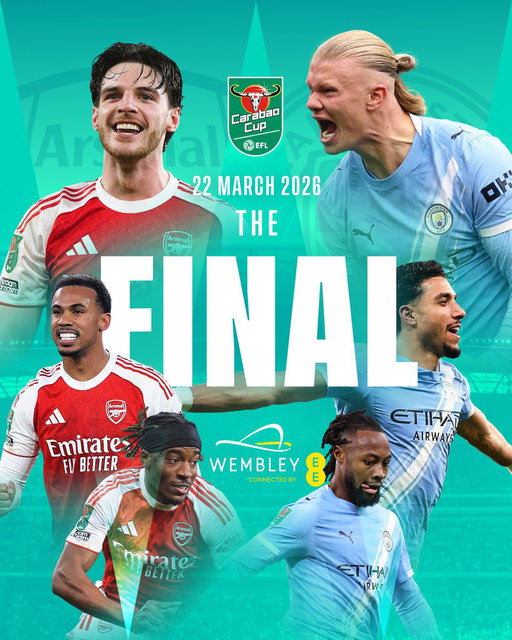 Today is the day. 

 #CarabaoCupFinal 
