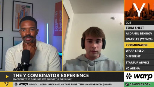 This YC founder's roommate is absolutely cracked 💀

Worked at Netflix in high school. Worked at CERN. Doesn't use AI tools—prefers writing code by hand. Building Biteport.

Met via random Slack DM: "Hey yo, wanna live together?" "Yeah sure."

SF moves different. Handshakes done same day.

Your next co-founder is one DM away.

@aidaniil (Sparkles - YC W26)

host @brycent