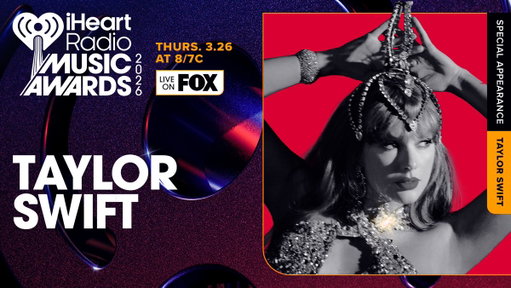 .@taylorswift13 will be attending our #iHeartAwards this ✨Thursday✨

Watch LIVE on @FOXTV. March 26th. 8/7c. 