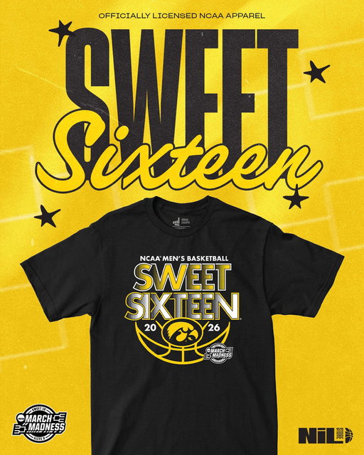 SWEET SIXTEEN BOUND

Get your official @IowaHoops x @nil_store to celebrate this historic season of Iowa Hoops! 

🔗 https://t.co/yBzDhPq1OM 