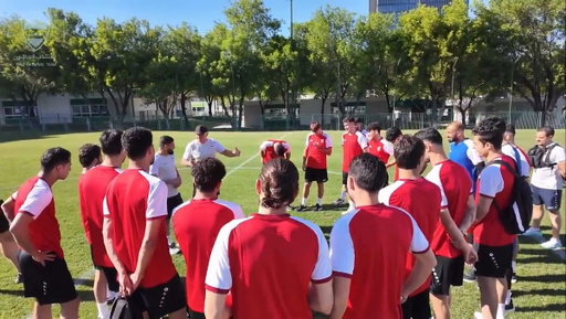 🎥⚽️| 🇮🇶 أول وحدة تدريبية لمنتخبنا الوطني في مونتيري 🇲🇽 استعداداً لمباراة الملحق المؤهل إلى كأس العالم 2026 

🇮🇶 Our national team’s first training session in Monterrey 🇲🇽 ahead of the Intercontinental Playoff for the 2026 World Cup 🎥⚽️ 