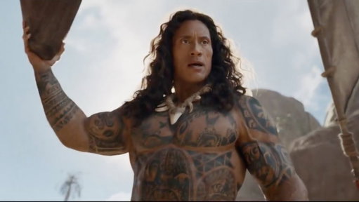 First look at Dwayne Johnson as Maui in the live-action #Moana.

In theaters on July 10. 