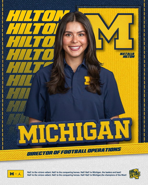 Happy to have Natalia Hilton with the program as our Director of Football Operations! 