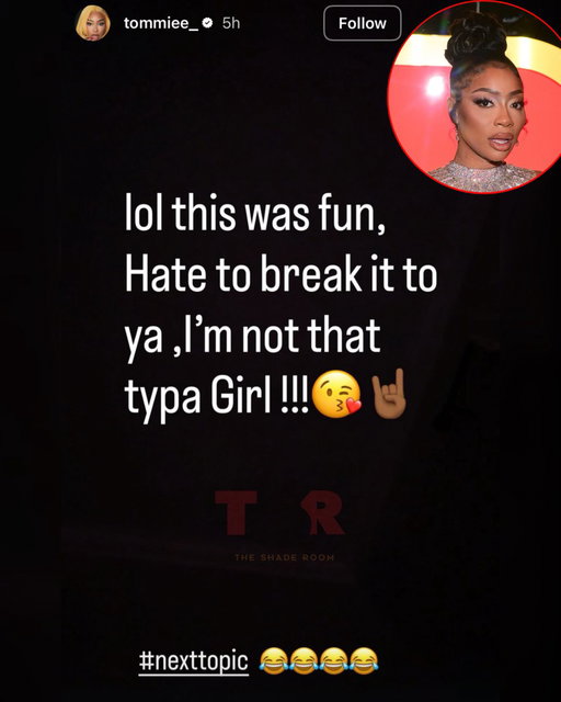 Tommie Lee with a post to her IG story after hanging out with Julez. 

(📸: @gettyimages) ✍🏾: #TSRStaffLG 
